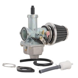 WOOSTAR PZ30 Carburetor 30mm with Air Filter Fuel Filter Hose Line Intake Manifold Gaskets Replacement for 150cc 175cc 200cc 250cc 300cc Scooter Moped Dirt Pit Bike ATV 4 Wheeler Quad