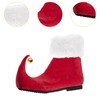 Perfeclan Red Elf Shoes Comfortable Elf Slippers Shoes for Festive