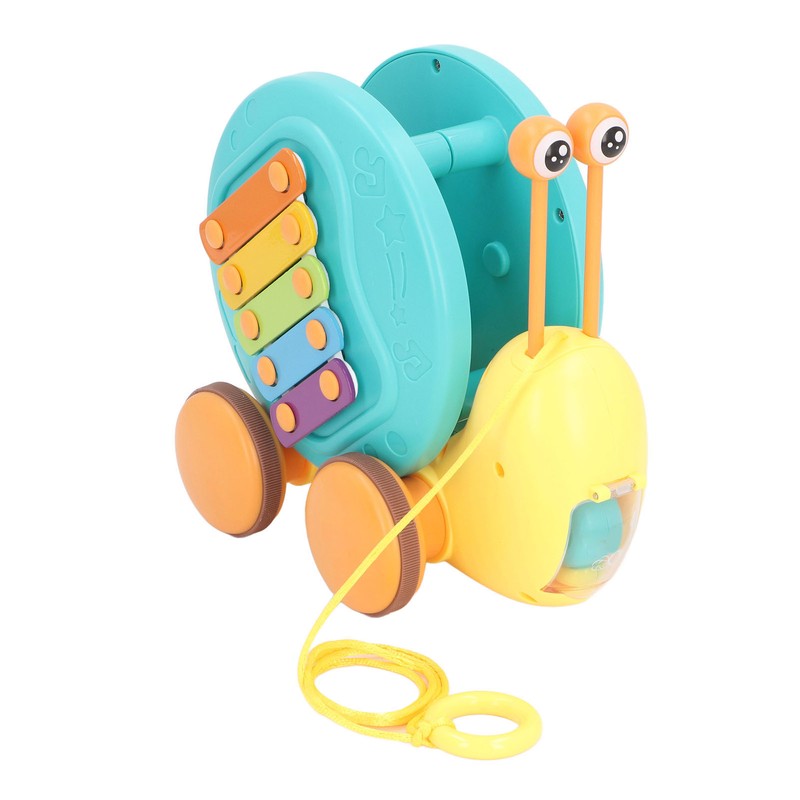 Crawling Snail Musical Toy Sound Lights Improve Coordination Walking Snail
