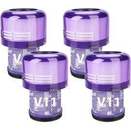 4 Pack Vacuum Filters Replacement for Dyson V11 Torque Drive V11 Animal V11 Complete V11 Extra V15 Detect V15s Detect Submarine Vacuums, Compare to Part 970013-02