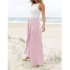Kocowoo Women's High Waist Casual Wide Leg Palazzo Pants, Dress