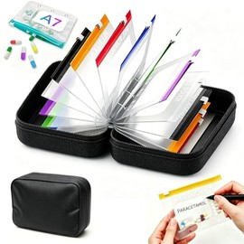Waterproof Pill Organizer Bag, 7–14 Day Travel Pill Organizer
