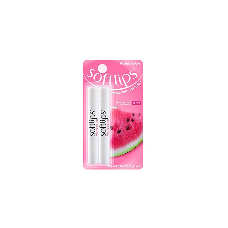 Softlips ProtectantSunscreen SPF 20 Assorted Fun Flavors Lip Balm, 6