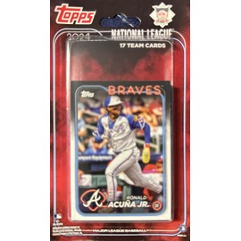 Topps 2024 National League All Star Standouts Factory Sealed 17 Card Limited Edition Set Featuring Ronald Acuna Jr, Mookie Betts, Bryce Harper and Shohei Ohtani Plus