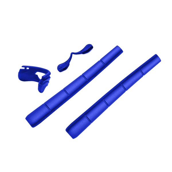 Glintbay - Kit de almohadillas para orejas para nariz y orejeras de goma para anteojos de sol Oakley Si M Frame 2.0, Azul, Pequeño