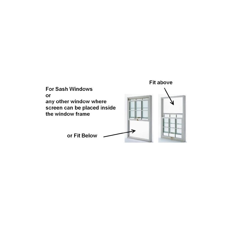 Frost King, AWS1045 WB Marvin Adjustable Window Screen, 15" high,