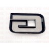 Auto Front & Rear GMC Red Black OVERLAY Emblem Badge