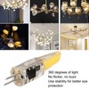 6 Pcs 6W 500LM G4 Bulb LED COB Silica Gel