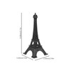 IMIKEYA Eiffel Tower Figurine Black Metal Eiffel Tower Model 13