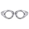 Pair of Front Bumper Fog Light Fog Lamp Bezel Cover