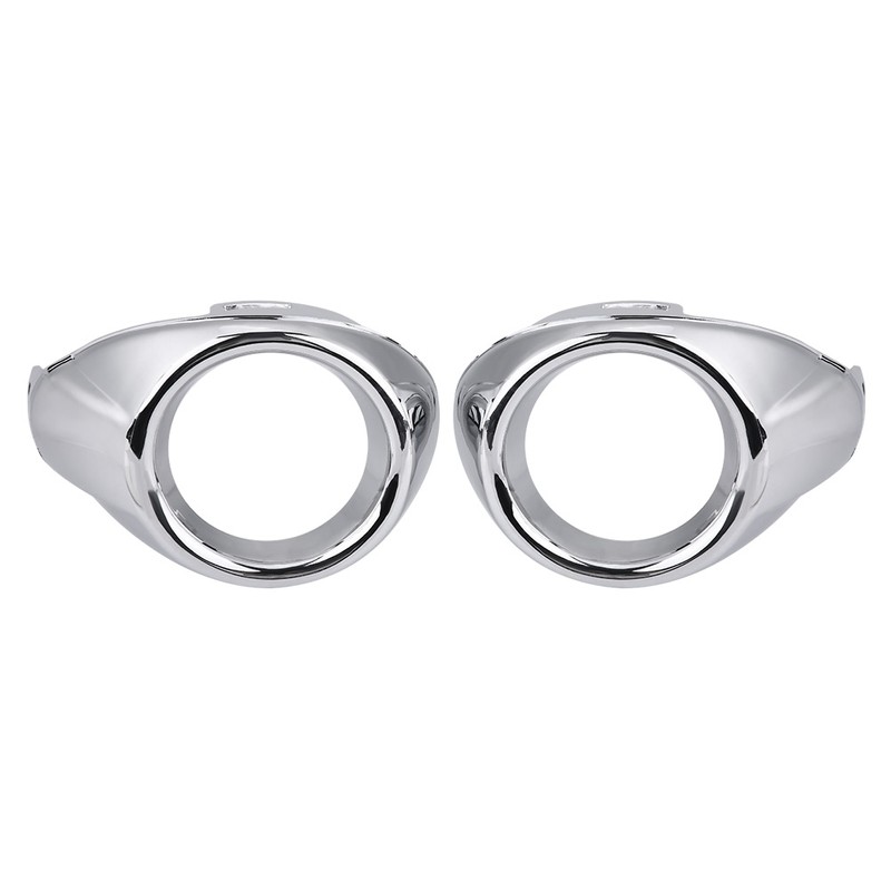 Pair of Front Bumper Fog Light Fog Lamp Bezel Cover