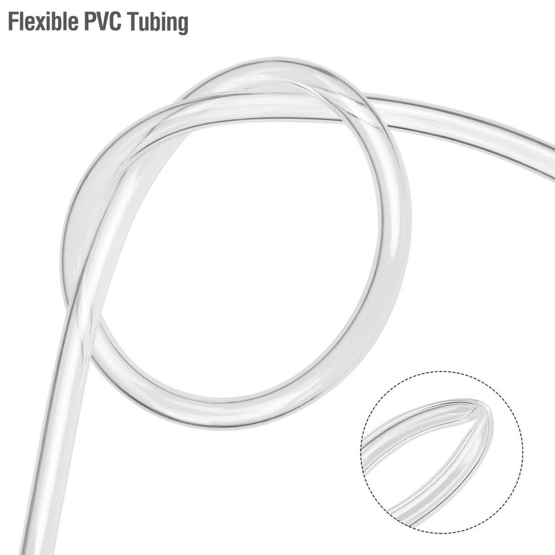 Hyber&Cara Hyber&Cara Clear Flexible PVC Tubing Food Grade 8mm ID