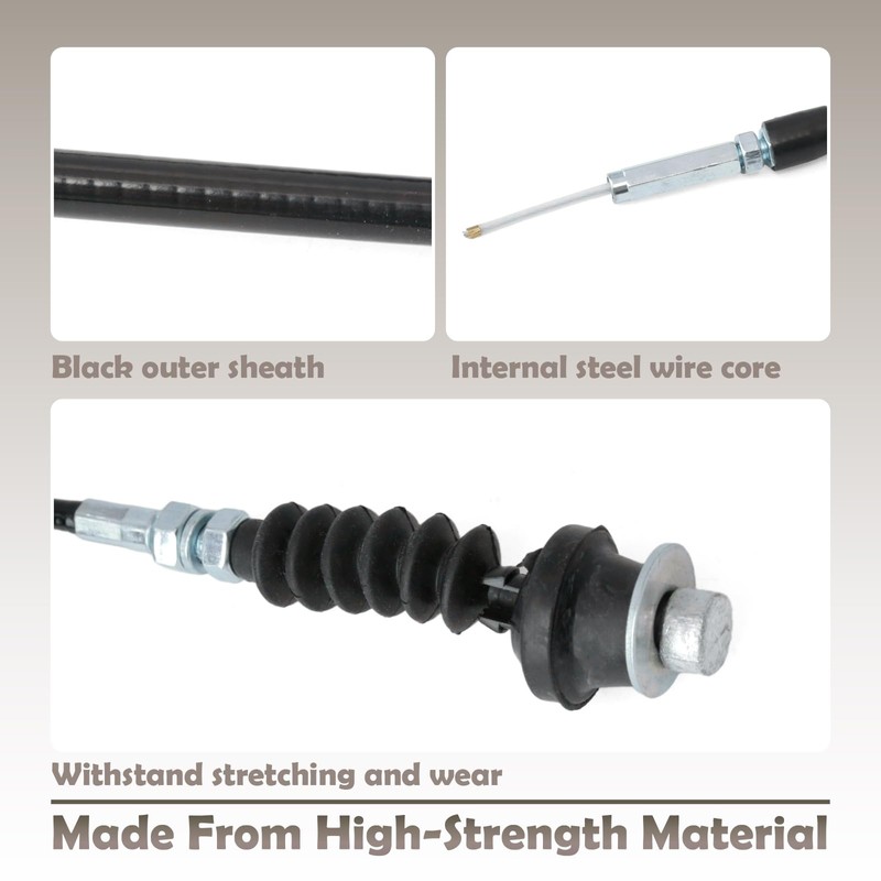 VAINELY 5UG-26311-10-00 Throttle Cable Compatible with Yamaha for Rhino 450