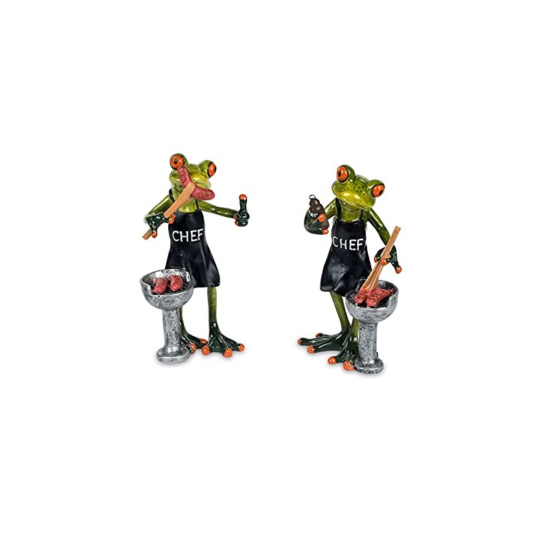 Formano Griller Frogs, Set of 2, 17 cm, Multi-Colour