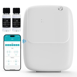 Waterless Essential Oil Diffuser — 3000sq.ft Smart Scent Air Machine with Cold Air Tech, App+Panel Control for Large Home Office Hotel Spa, Wall Mount 400ml (White)