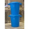 Vikan 56923 Pail,5 gal.,PP/SS,Blue
