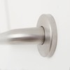 12-inch x 12-inch Boomerang Shaped Shower Grab Bar, Stainless Steel
