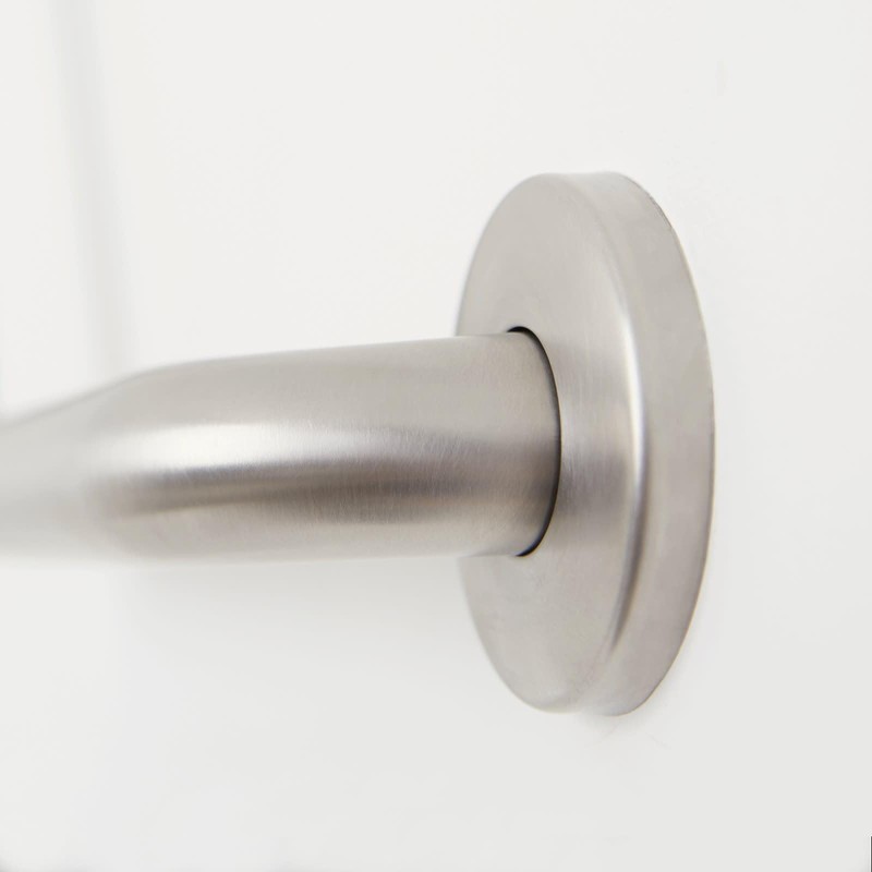 12-inch x 12-inch Boomerang Shaped Shower Grab Bar, Stainless Steel