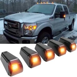 Dreamizer 5X For FORD F-150 F-250 F-350 Solar Powered Wireless Roof LED Cab Lights Amber