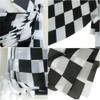 Black and White Checkered Flag,Racing Party Decorations,Checkered Pennant Banner,for Race