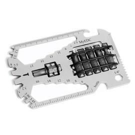 MyEDC 29 in 1 with 6 bit Allen Torx Screwdriver - Multitool, Pocket Tool, Multitool, Multifunctional Tool Stainless Steel - Gifts for Men, Men, Gift Idea, Gadgets for Men, Dad, Grandpa