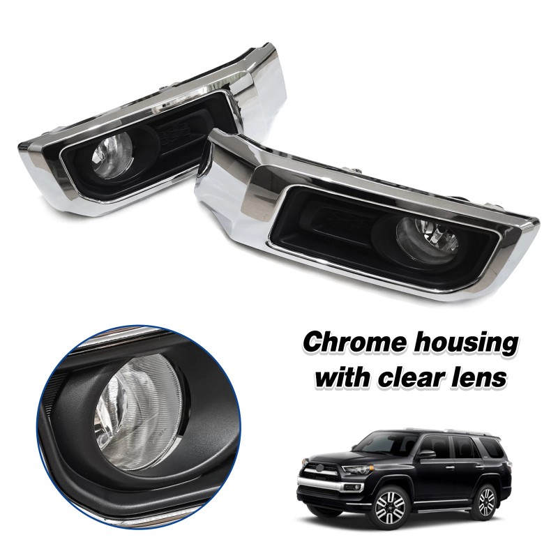 Stunning For 2014-2024 Toyota 4Runner Limited Fog light Lamp Bezel