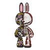 DAHONPA Animal Rabbit Half Graffiti Half Skeleton Micro Building Blocks