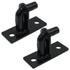 Saihisday 4 Pack Black Wall Mount Gate Hinges Heavy Duty