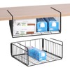 SUFAUY 2-Pack Under Shelf Basket, Under Cabinet Storage Hanging Organizer