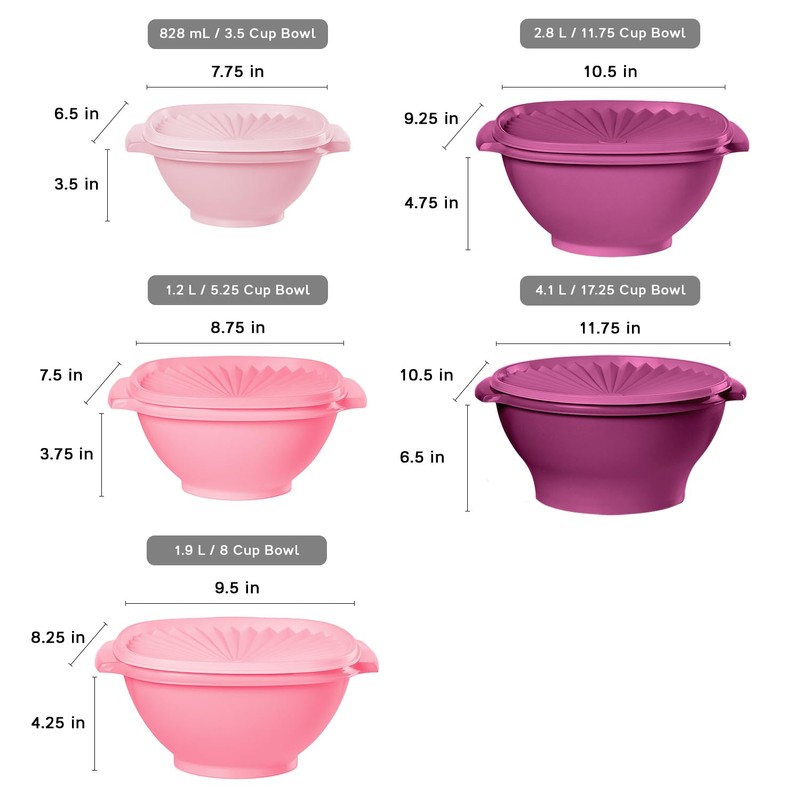 Tupperware Heritage Collection, New 10 Piece Food Storage Container Set