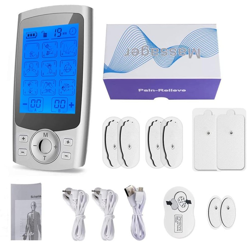 E T EASYTAO | TENS Electroestimulador Muscular, con 36 Modos