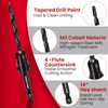 NEWTACNA 15PCS Wood Countersink Drill Bit Set Tapered Pilot Drill