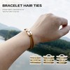 3 Pcs Bracelet Hair Ties, Ponytail Holders Cute but Strong