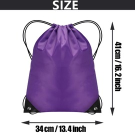 JFmall Drawstring Bags, Swim Bag PE bags for kids Waterproof Swimming Sports Back Pack Drawstring Gym Bag Suitable for School Beach Travel