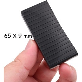 Yerleomit Slatted Frame Holder Bed Slatted Frame Caps, Pack of 12 65 x 9 mm Plastic Side Brackets Slatted Frame Bracket for Beds Connection Accessories