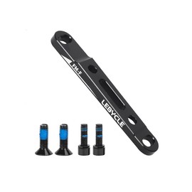HOUSON Flat-Mount Disc Brake Adapter for Road Bikes | Front/Rear 140→160mm | Lightweight 10g | Includes IS-2000 Bolt Set (Front wheels)