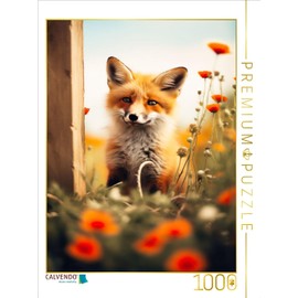 CALVENDO Puzzle Red Fox in Summer | 1000 Pieces Size 19" x 25"