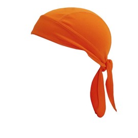 BrightGlow Skull Hat Pirate Hat Sun UV Protection Sweat Wicking Cap Cycling Bandana Cap Cooling Durags Motorcycle Head Wrap Cycling Hat Summer Hats for Men and Women, orange