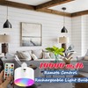 civaza Battery Operated Hanging Light with Remote,Kitchen Island Chandelier Set