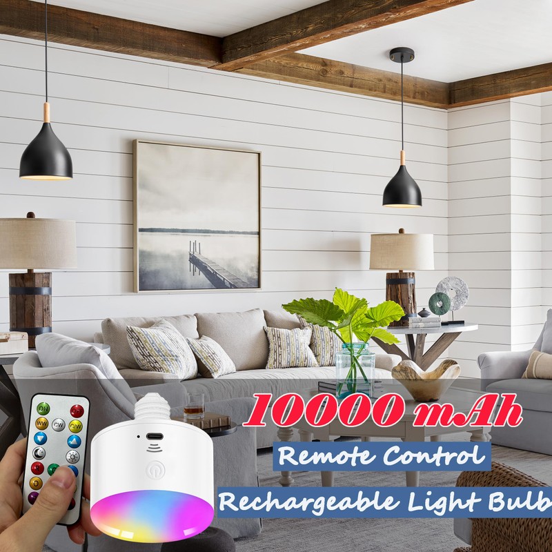 civaza Battery Operated Hanging Light with Remote,Kitchen Island Chandelier Set