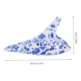 BESPORTBLE Vintage Chinese Style Ocarina for Beginners Durable Resin Wind Instrument with Melodious Sound Lightweight and Wear Resistant Music Instrument for Adults and Party Performance