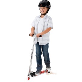 Razor Spark Ultra Kick Scooter for Kids Ages 8+ - Ultra Bright LED Wheels, Rear-fender brake, Adjustable Handlebars, For Riders up to 143 lbs