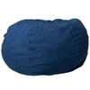 Flash Furniture Oversized Bean Bag Chair in Denim