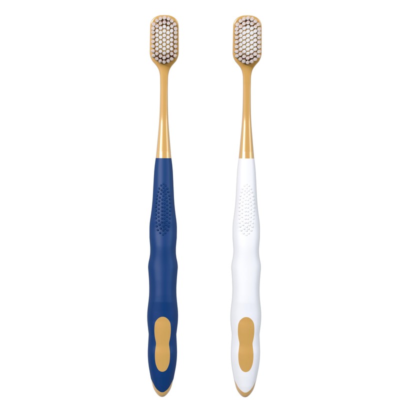 Broad Polishing in 1 Time, Intimate Wide Toothbrushes, 6 Pieces,