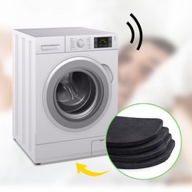 4Pcs Shock-Absorbing Anti-Vibration Pads for Washing Machine & Furniture M10325 5ea