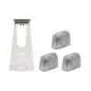Short Side Reservoir Filter Holder, 3 Replacement Water Filters,COMPATIBLE WITH