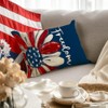 RABUSOFA 4th of July Patriotic Pillow Covers 12X20 Inch,Freedom Memorial
