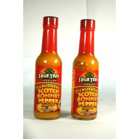 Spur Tree Crushed Scotch Bonnet Pepper Sauce Spur Tree Jamaican  2 bottles - 5 OZ each