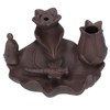 Incense Burner Red Porcelain Dragonfly Shape Backflow Smoke Waterfall Sandalwood