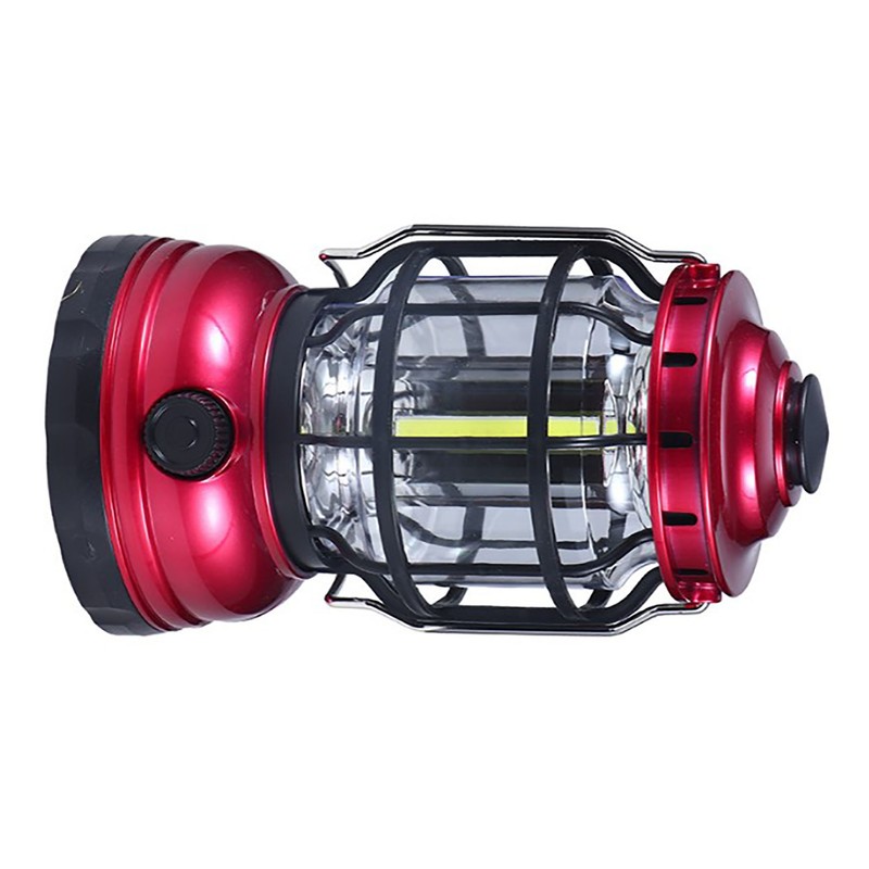Outdoor Solar Camping Lantern USB Rechargeable Retro Camping Light COB